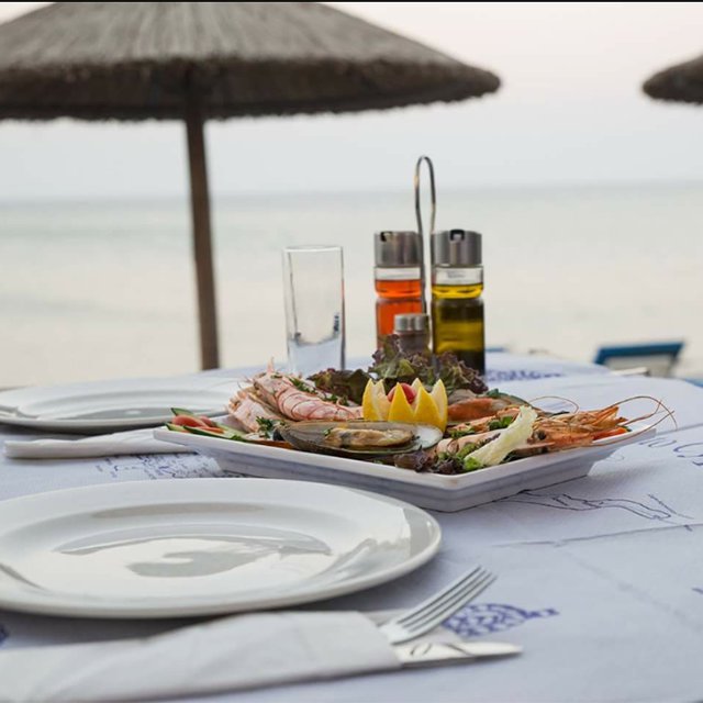 Ресторан Glaros by the sea Лимасол Кипр