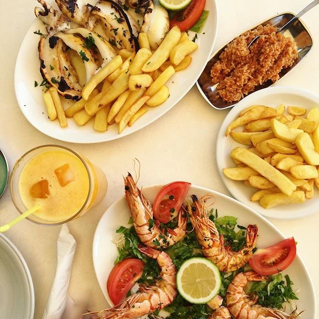 Рыбный ресторан Arapis Coral Bay Пафос Кипр