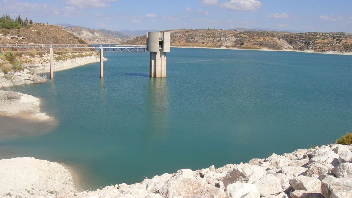 Водохранилище Эврету (Evretou Dam) Кипр