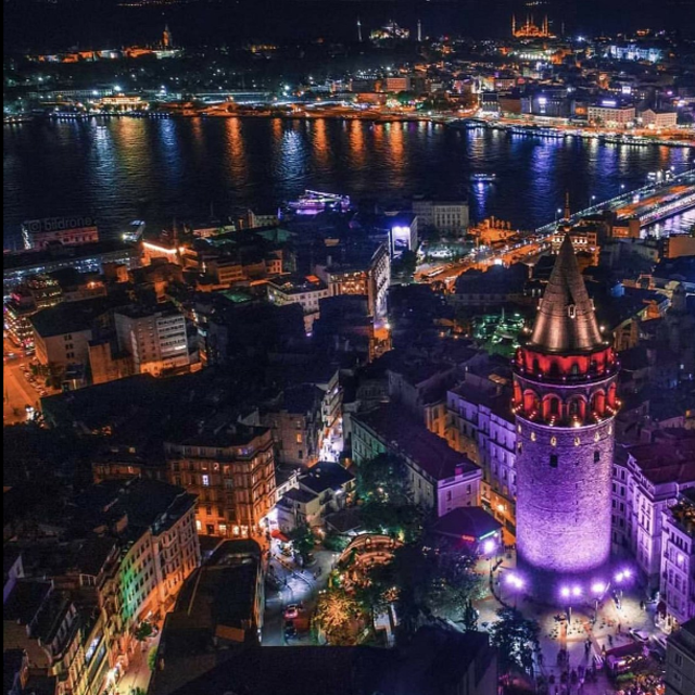Вид на Галатскую башню – Galata Kulesi Стамбул