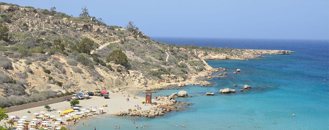 Пляж Конос (Konnos Beach) Кипр Протарас