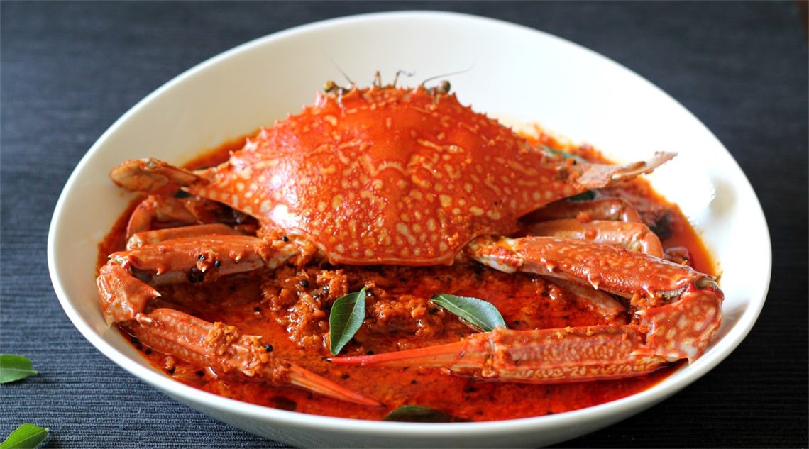 Краб в карри (crab curry)