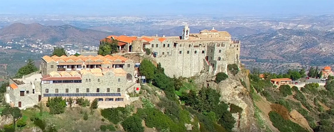 Мужской монастырь Ставровуни Кипр