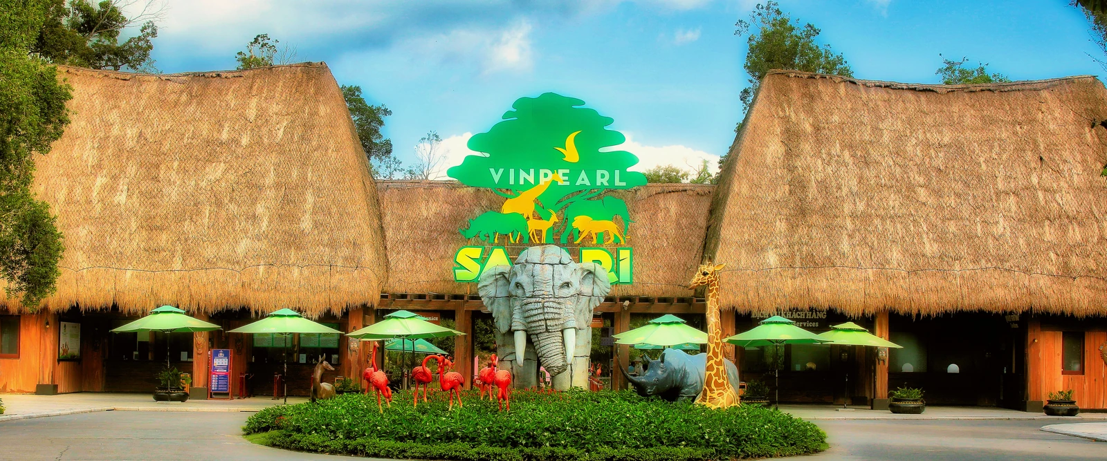 Вход в парк Vinpearl Safari на Фукуоке