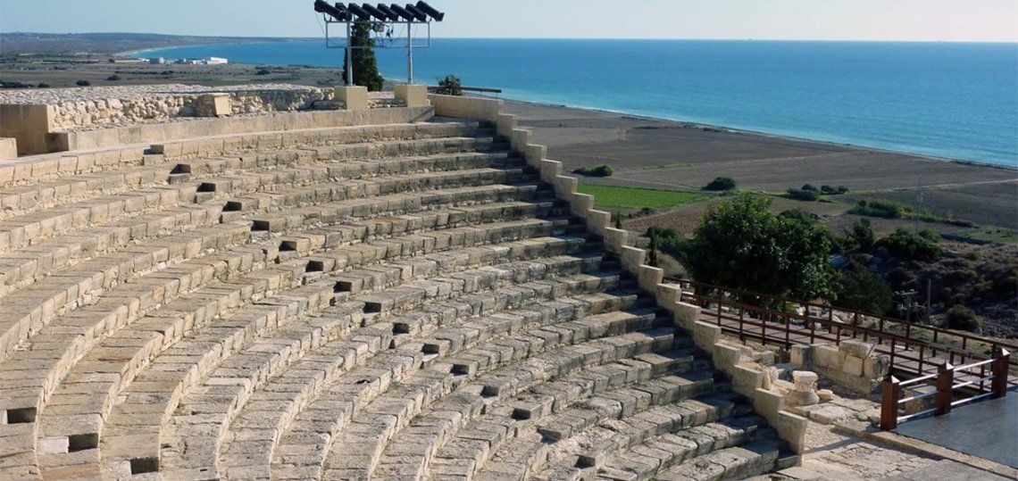 Античный театр в древнем городе Курион Кипр