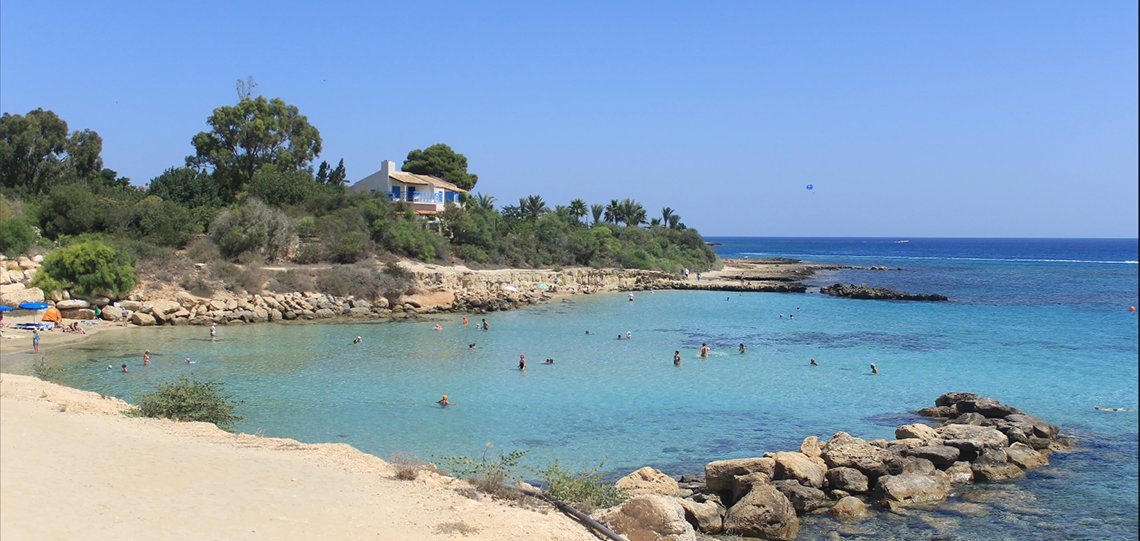 Vyzakia Beach (Пляж Визакия) Протарас Кипр